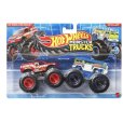 Hot Wheels Monster Trucks – Demoliční duo Hot Wheels Fire Rescue Vs HW 5 Alarm