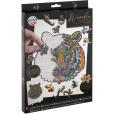 Dřevěné puzzle Tigr