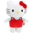 Hello Kitty - Plyšová postavička 28 cm Červená
