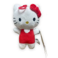 Hello Kitty - Plyšová postavička 17 cm Červený Přívěsek