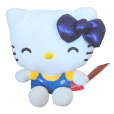 Hello Kitty - Plyšová postavička 16 cm Tmavě Modrá