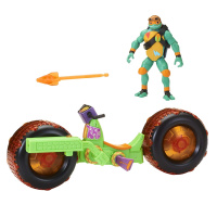 Ninja Turtles - Motorka s figurkou Michelangelo