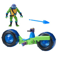 Ninja Turtles - Motorka s figurkou Leonardo