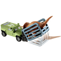 Jurassic World - Vozidlo s dinosaurem Tricera-Tracker