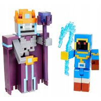 Minecraft Dungeons – Souprava figurek Dungeon's Stax Vs Skeleton Necromancer