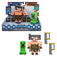 Minecraft - Figurky Creeper Vs. Piglin Bruiser