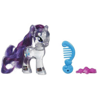 My Little Pony - Průhledný poník s třpytkami a doplňkem Applejack