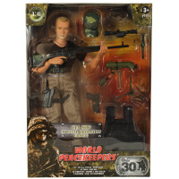 Figurka World Peacekeepers- voják s doplňky S.A.S.