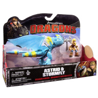 Dragons - Figurka s drakem Snotlout A Hookfang