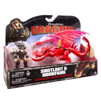 Dragons - Figurka s drakem Snotlout A Hookfang