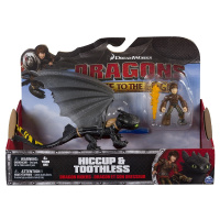 Dragons - Figurka s drakem Snotlout A Hookfang