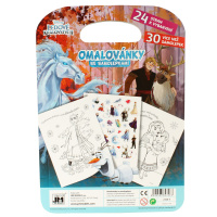 Ledové království 2 - Omalovánky + samolepky