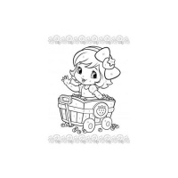 Omalovánka Strawberry Shortcake Baby