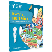 KOUZELNÉ ČTENÍ- INTERAKTIVNÍ GLOBUS + KNÍŽKA CESTOVÁNÍ PO EVROPĚ