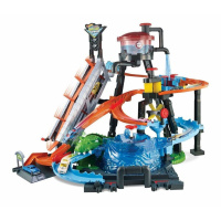 Hot Wheels - City autoumývárna s krokodýlem