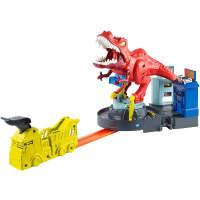 Hot Wheels City - Herní set T-Rex řádí