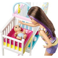 Barbie Skipper - Pěstounka s dětským pokojíkem