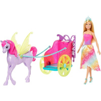 Barbie Dreamtopia – Princezna, Pegas a kočár