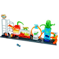 Hot Wheels – Autodráha s chobotnicí