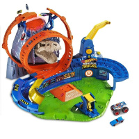 Hot Wheels – Autodráha s T-Rexom