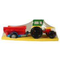 Traktor s přívěsem 46 cm