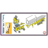 Monti System - Stavebnice - Kontejner Liaz 1:48