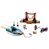 10755 LEGO JUNIORS - Pronásledování v Zaneovém ninja člunu