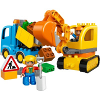 10812 LEGO DUPLO – Pásový bagr a náklaďák