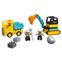 10931 Lego Duplo – Náklaďák a pásový bagr
