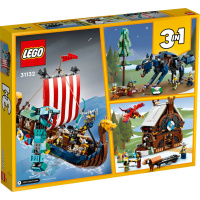 31132 Lego Creator- Vikinská Loď A Mořský Had