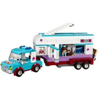 41125 LEGO FRIENDS – Veterinářský přívěs s koněm