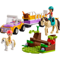 42634 Lego Friends – Přívěs s koněm a poníkem