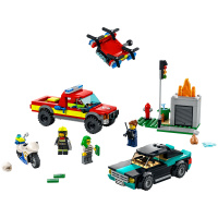 60319 Lego City – Hasiči a policejní naháněčka
