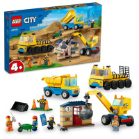 60391 Lego City – Stavební dodávka a demoliční jeřáb