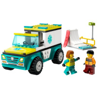60403 Lego City – Sanitka a snowbordista