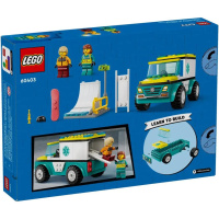 60403 Lego City – Sanitka a snowbordista