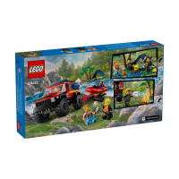 60412 Lego City – Hasičské auto 4x4 a záchranný člun