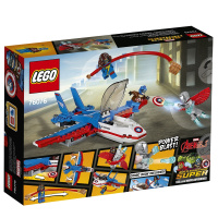 76076 LEGO MARVEL SUPER HEROES - Kapitán America a honička ve stíhačce