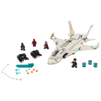76130 Lego Marvel Spiderman: Stíhačka Tonyho Starka a útok dronů