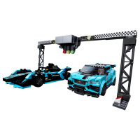 76898 Lego Speed Champions - Formula E Panasonic Jaguar Racing GEN2 car a Jaguar I-PACE eTROPHY