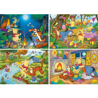 Puzzle Winnie The Pooh Supercolor 4v1