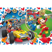 Puzzle Mickey a závodníci - Závod