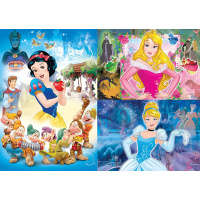 Puzzle 3x48 – Disney princezny