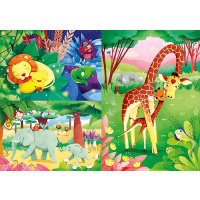 Puzzle 3x48 SuperColor – Džungle