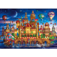 Puzzle 6000 – Kreslené město
