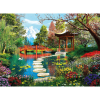 Puzzle 1000 - Zahrada Fudži