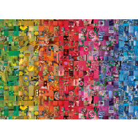 Puzzle 1000 - Barevná koláž