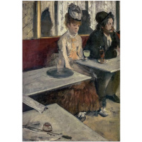 Puzzle 1000 - Edgar Degas - V kavárně