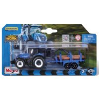 Traktor s přívěsem