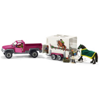 Schleich - Pick-up s přívěsem 42346